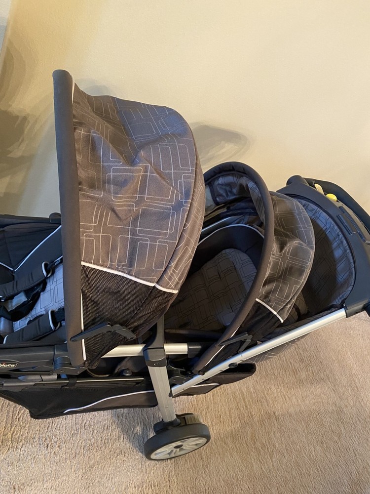 Chicco Cortina Together Double Stroller Black/Silver