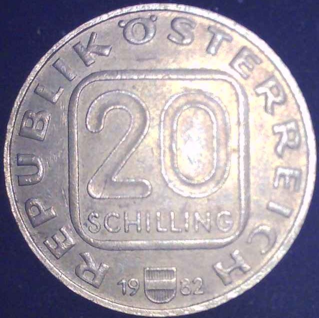 Austria - 1982 - 20 Schilling