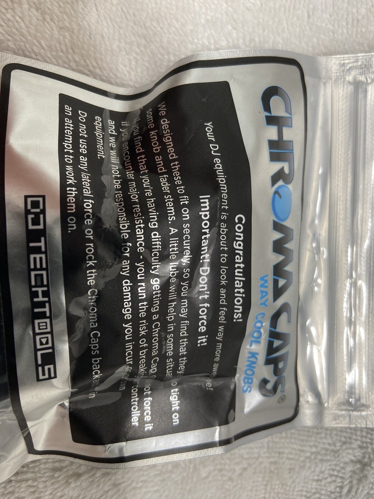 DJ TechTools Chroma Caps Pack for Controller Knobs, Black