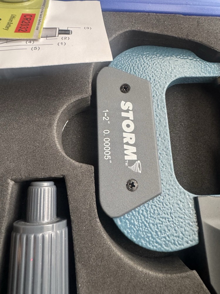 Central Tools 3m314-00 4 Piece Digital Micrometer Set with Case
