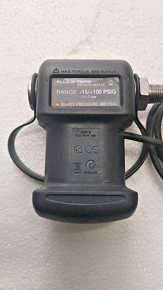 Fluke 700PD6 PRESSURE MODULE RANGE -15/+100 PSIG