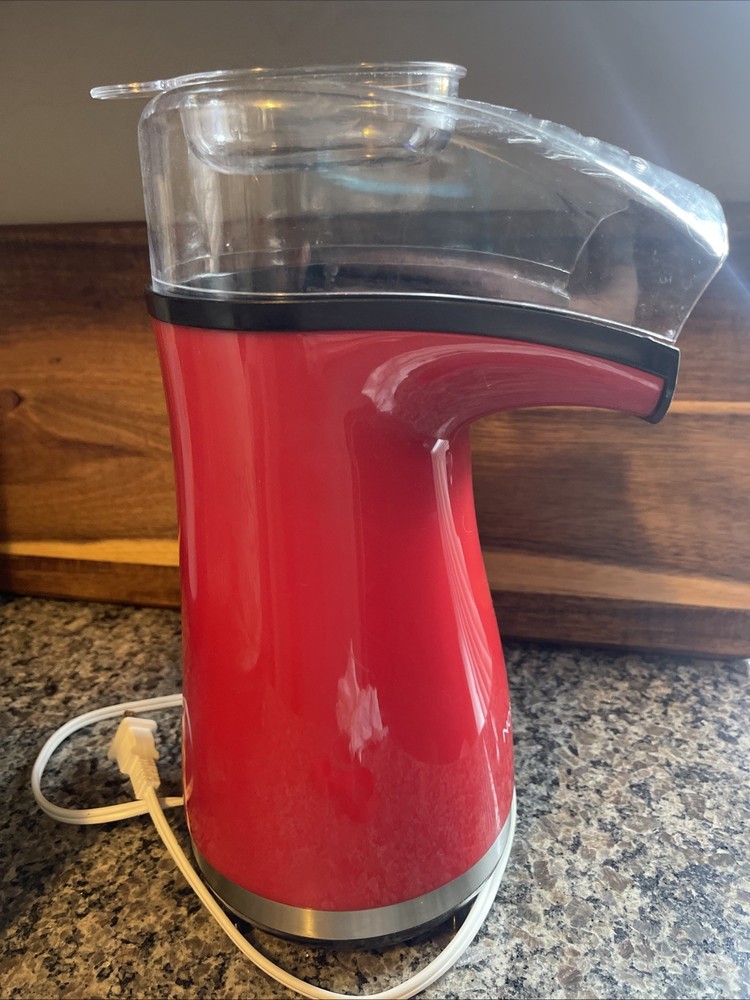 Red Nostalgia Air Popper Maker Works