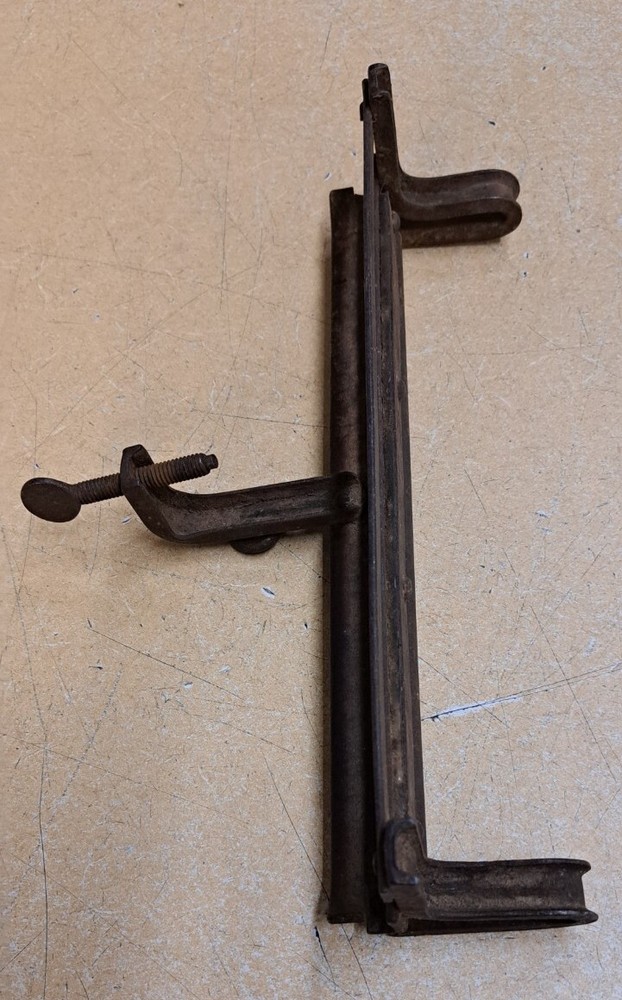 Antique Saw Vice Clamp On Table Holder