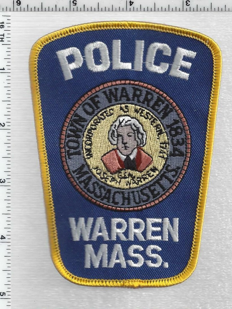 Warren Police (Massachusetts) 2nd Issue Shoulder Patch