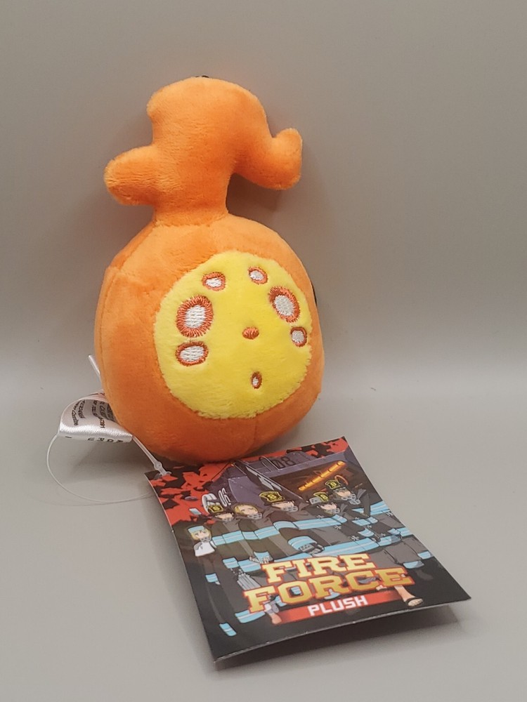Fire Force 🔥 Pusu Pusu 4"  Mini Plush Anime Flame Orb