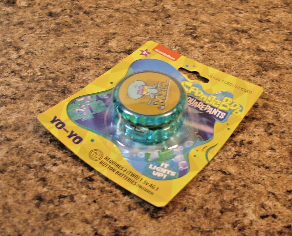Nickelodeon SpongeBob SquarePants Squidward Light Up YO-YO New