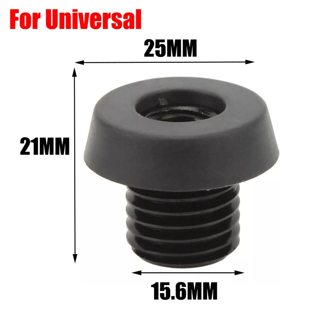 2PCS Pool Cue Back Plug Screw Bottom Bumper Protector for Universal Billiard Cue