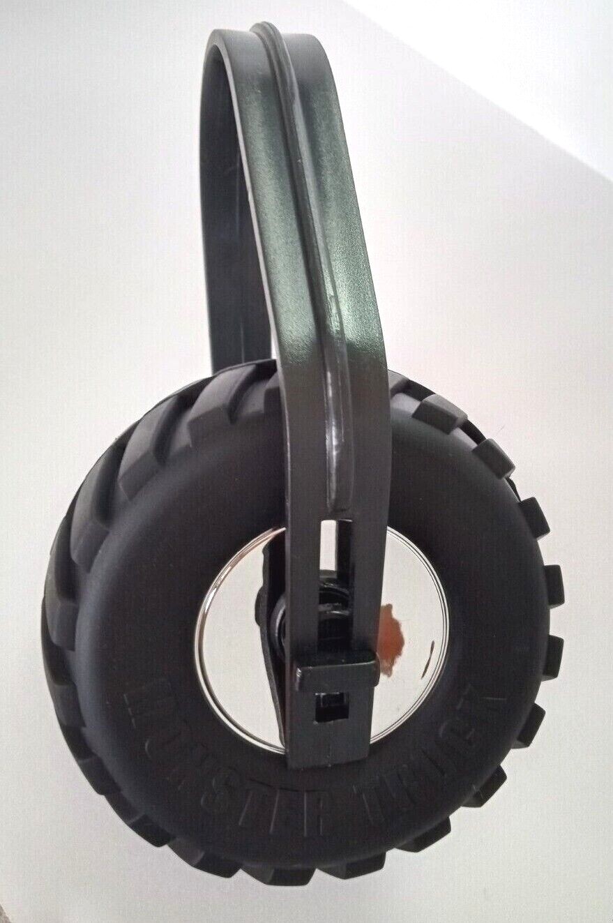 Kids Monster Truck Earmuffs W/Chrome Wheels Monster Jam Style SHIPS FREE