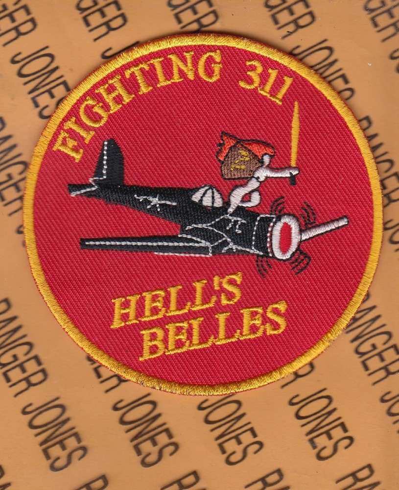 USMC Marine Corps VMF-311 Fighter Attack Squdron 3.75" patch