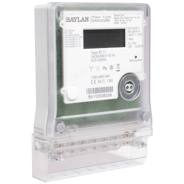 Counttec BT11 60A Digital Three Phase Current Meter MID Approved: Yes 1