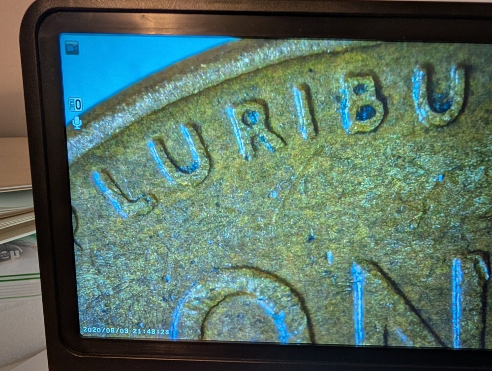 1957 D Wheat Penny Error