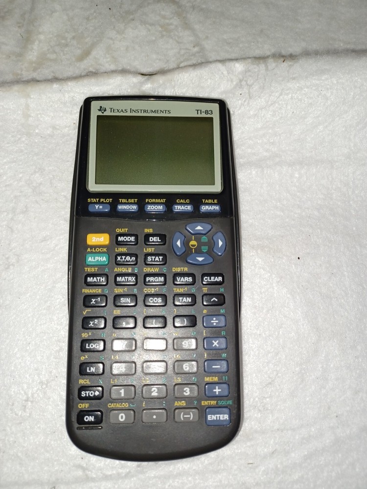 Texas Instruments TI-83 Plus Graphing Calculator Working Great!