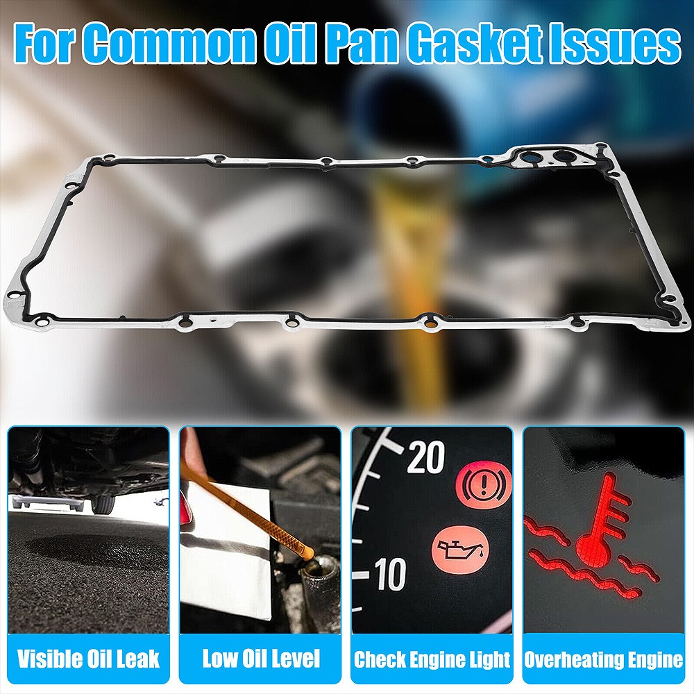 For Fel-Pro OS30693R Engine Oil Pan Gasket Kit For Chevrolet GMC 5.3L 6.0L 6.2L