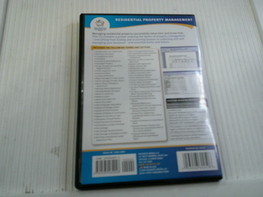 Residential Property Management Compact Disc