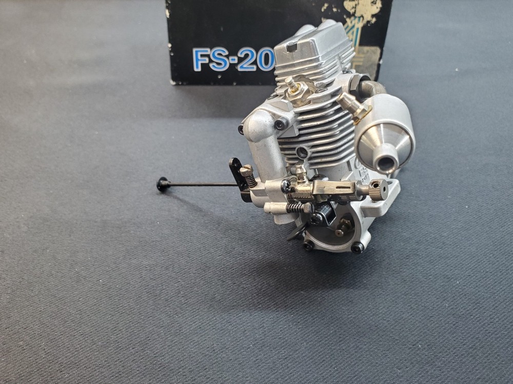 OS FS 20 FOUR STROKE, RC AIRPLANE ENGINE . LIGHTLY USED