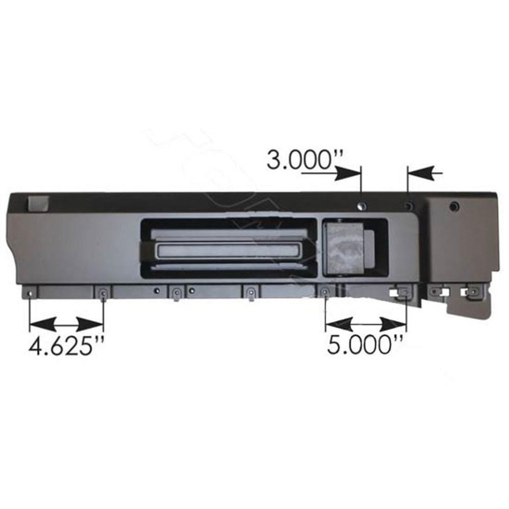 Freightliner Driver Side Door Window Sill Assembly W/ Inside Door Handle