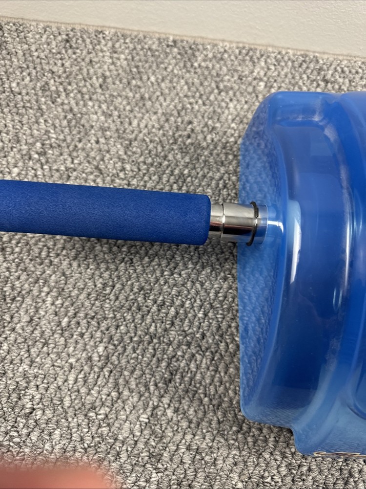 Original Ab Slide Abdominal Roller Workout Exercise Machine Blue Vintage