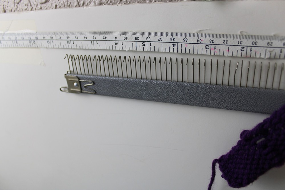 knitmaster mod with long piece vintage antique knitting machine (D4)