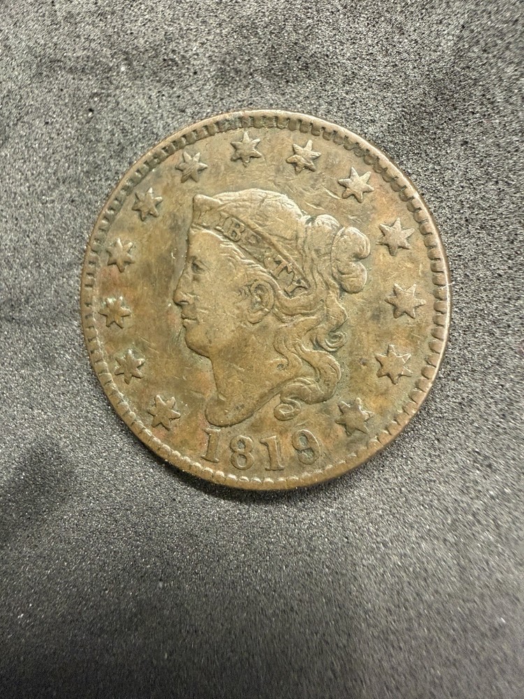1819 coronet head large cent