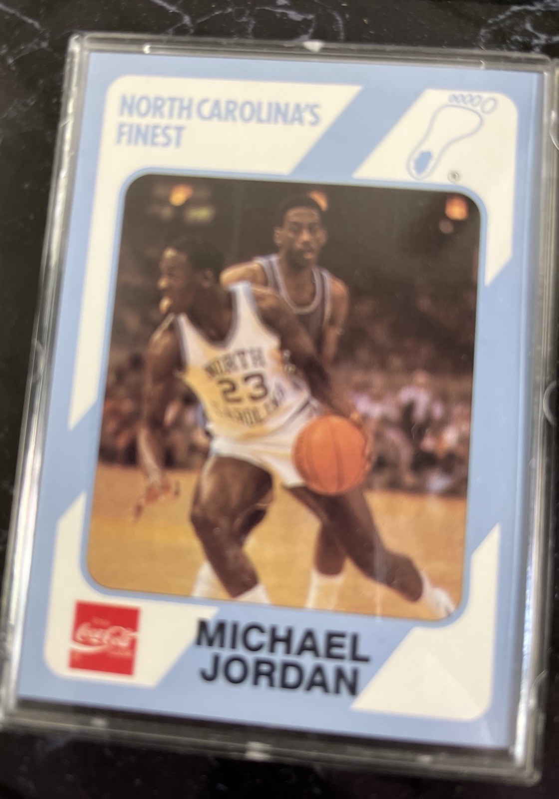 MICHAEL JORDAN COCA COLA NORTH CAROLINA PLAQUE RARE 1989 in box mint near mint