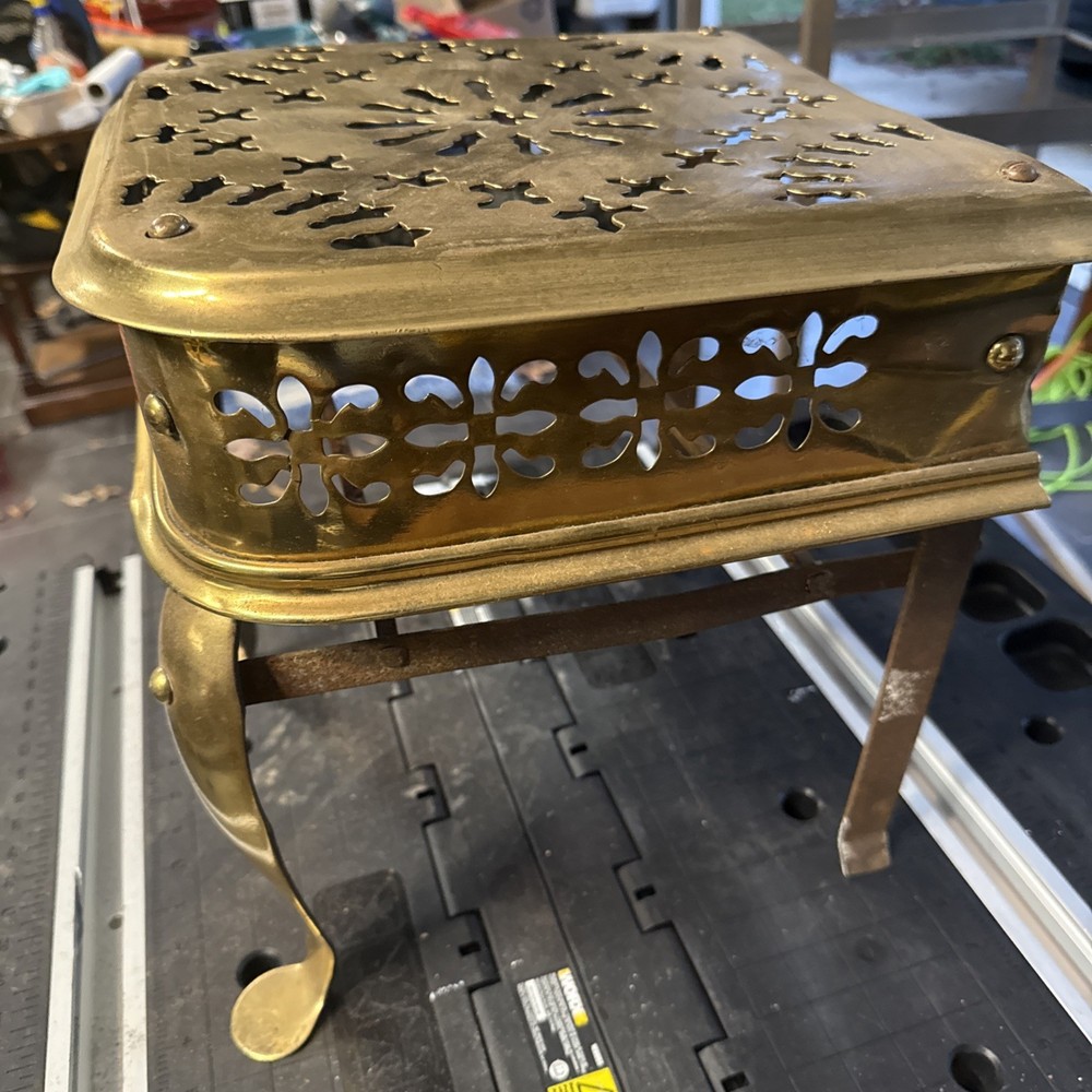 Victorian Brass Footman