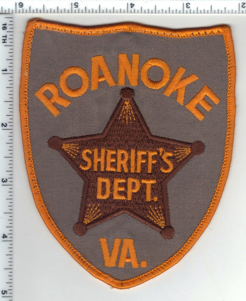Roanoke County Sheriff's Dept. (Virginia) 4th Issue Uniform Take-Off Patch