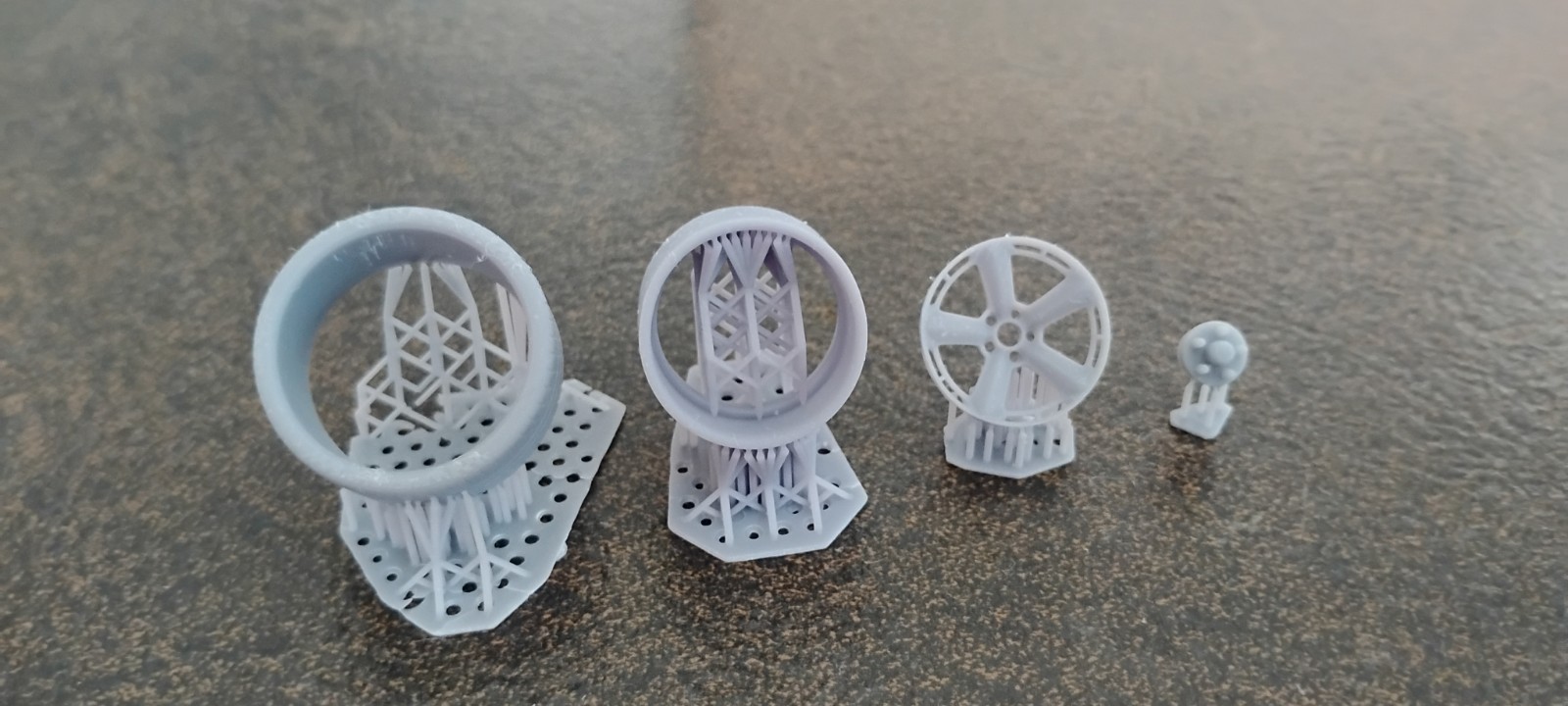 1/24 Scale Resin 20" American Racing Wheels & Michelin Tires 3d Printed