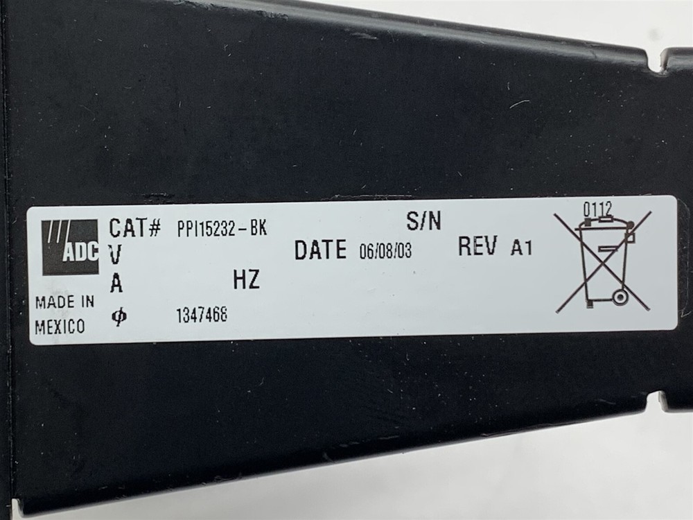 ADC PPI15232-BK ProPatch Integrated PPI 2x32 High Definition Video Patchbay