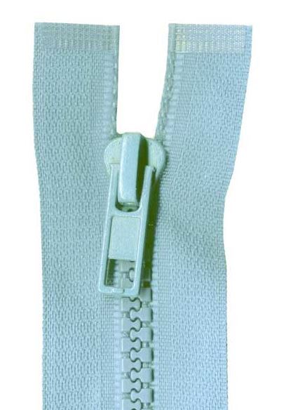25cm Sky Blue Open End Chunky Zip