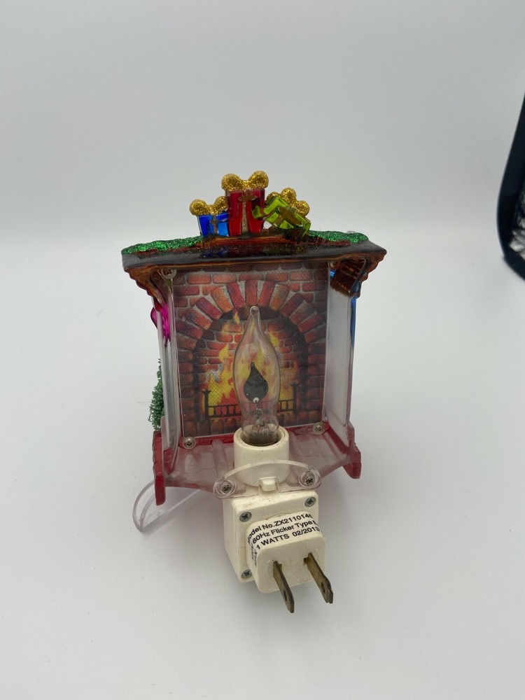 Midwest Christmas Santa at Fireplace Night Light