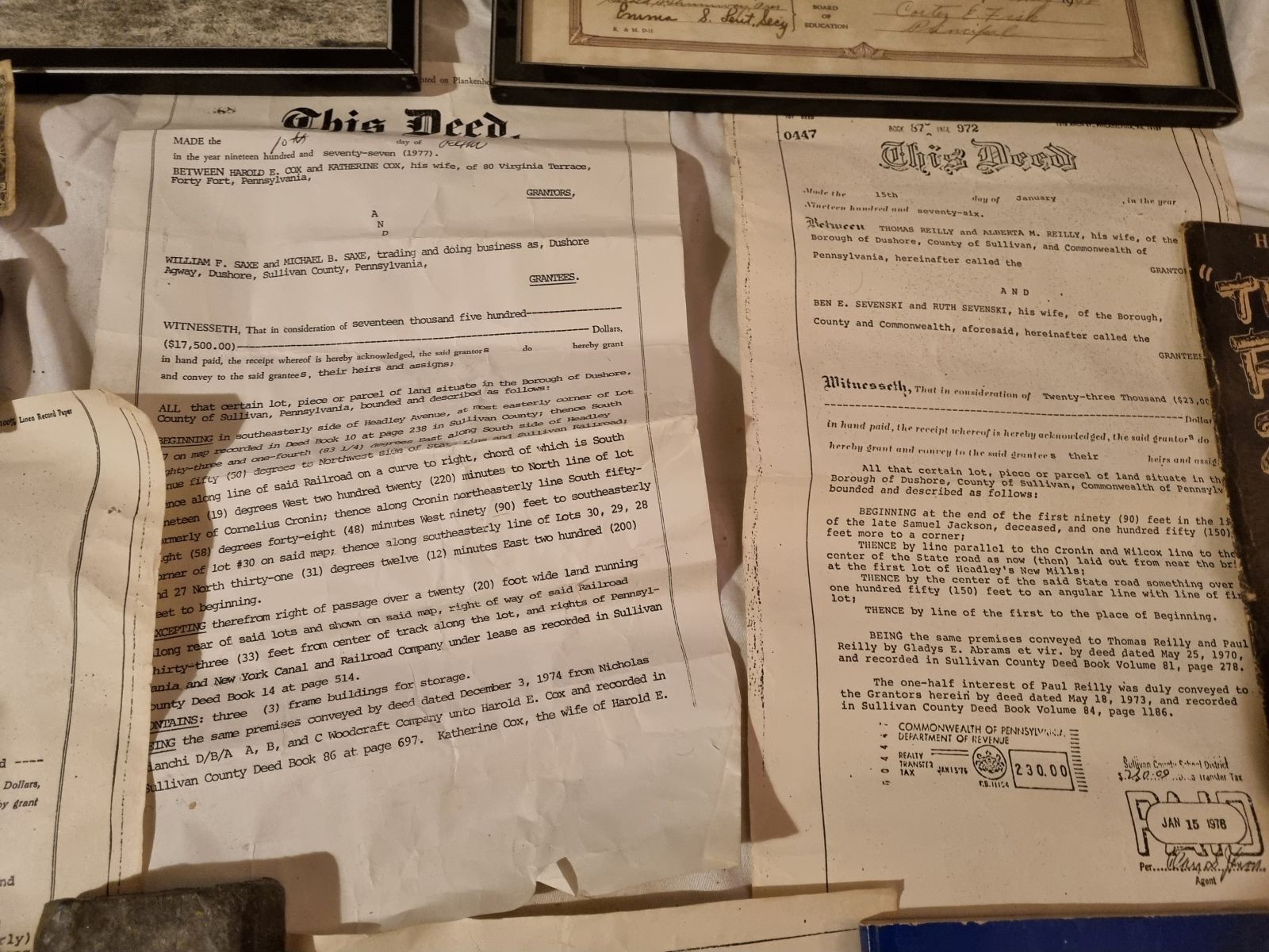 Antique Documents Deeds Letters Military Papers More