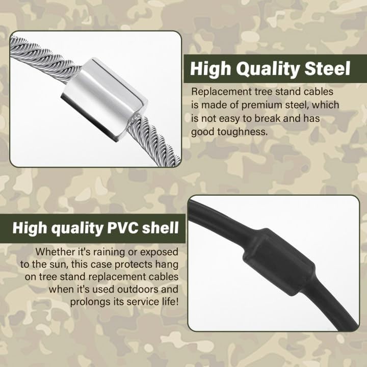 Climbing Tree Stand Replacement Cables for Summit Climber 65 Hang on Climb ....