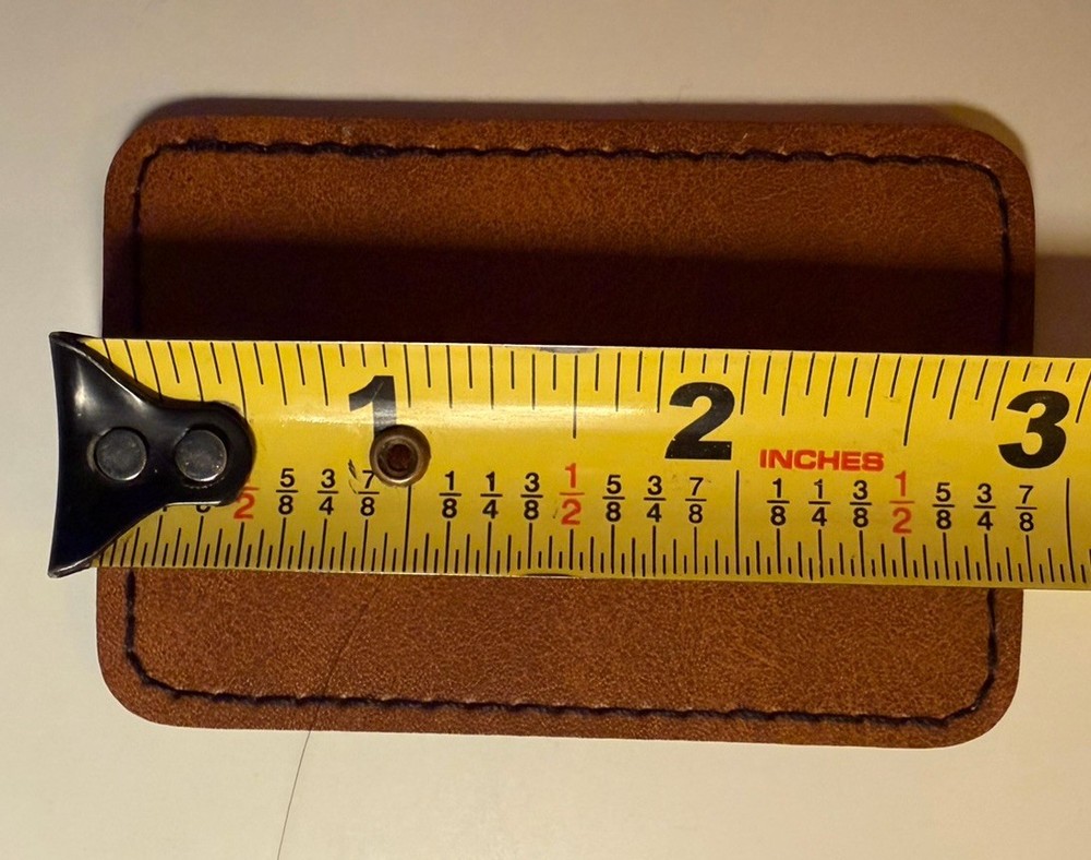 Smith & Wesson Iron on Leather Patch 3” X 2” Custom