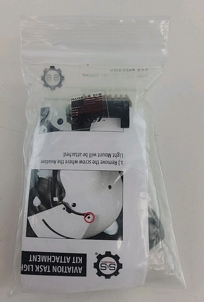 S&S Precision Task Light Helmet Mount .