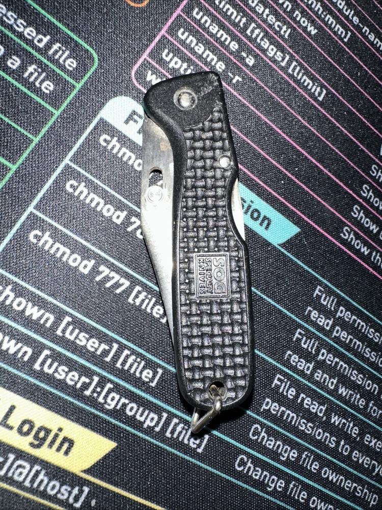 Sog Eclips Micro Pocket Knife Lock Back