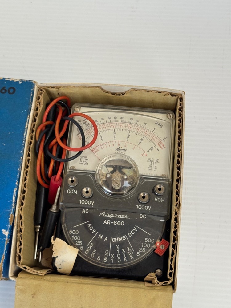 Vtg Argonne Test Meter AR-660 Untested