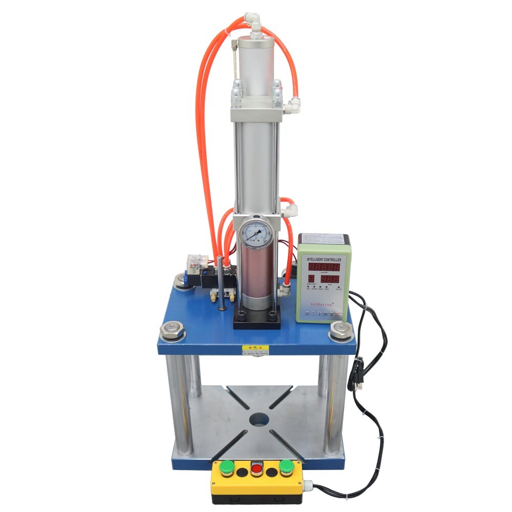 TECHTONGDA 6613Lbs/3000kg Pneumatic Punch Machine with Controller 3Ton 110V