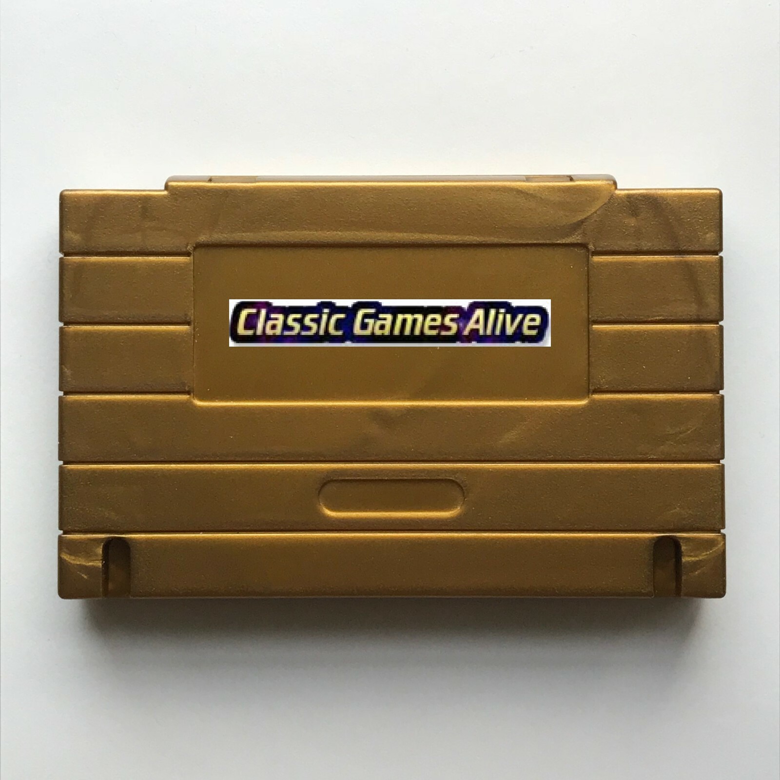 Zelda Gold Cart Shell for N64, SNES and NES replacement (Majora’s Mask style)