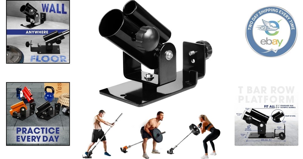 Versatile Landmine Handle Attachment: Smooth 360° Grip for Effective Training