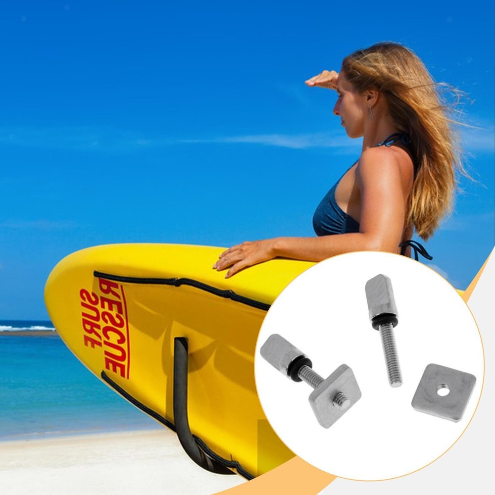 2x Surfboard Fin Screws Compact Professional Practical Surfboard