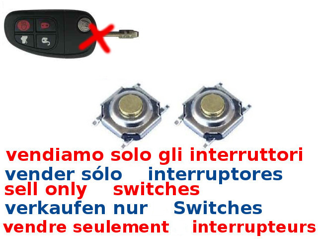 2 x Jaguar S-TYPE XJ8 XJR Remote Control Switch Replacement Switch Keys