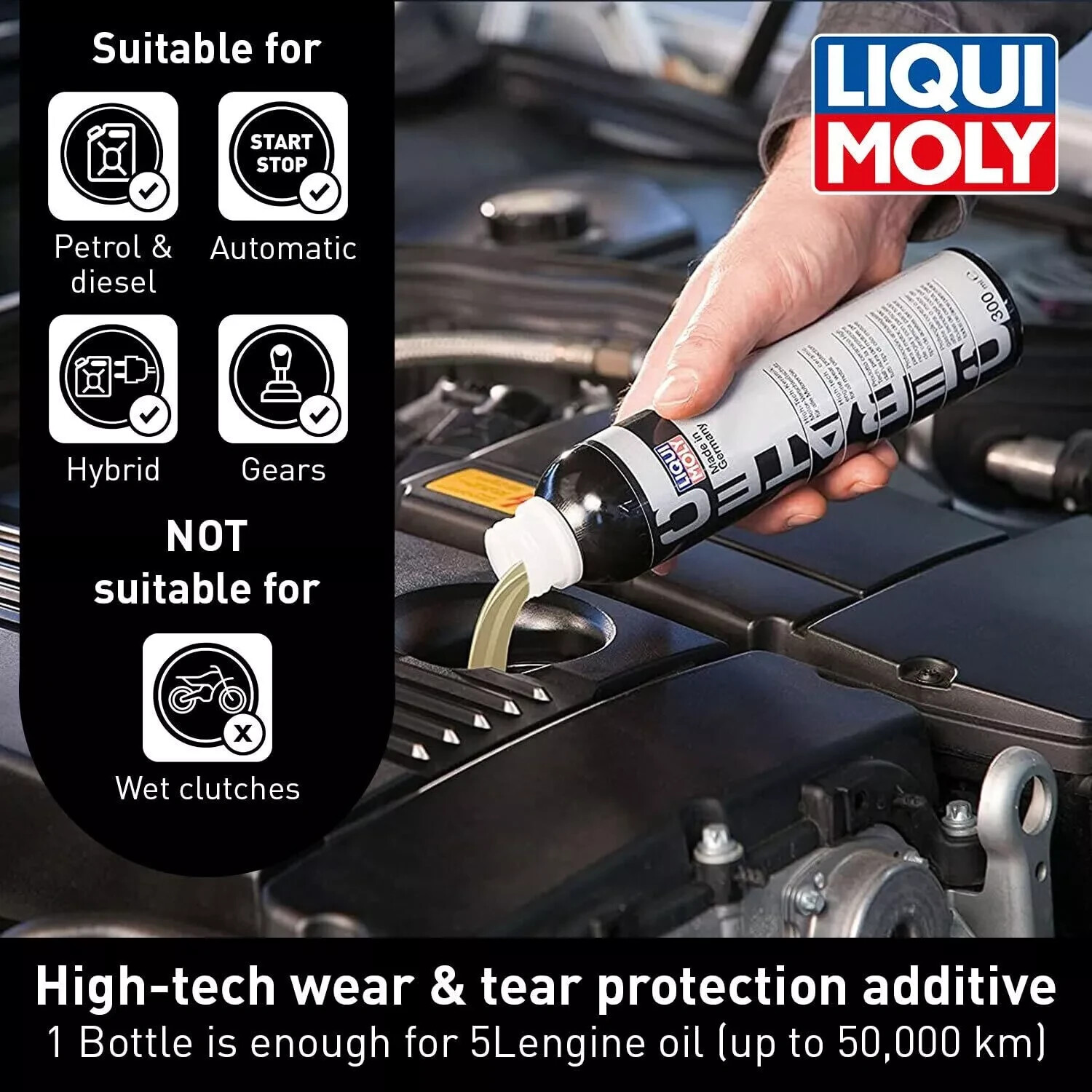 Liqui Moly Ceratec Oil Additive (1) 300ml Can LM20002