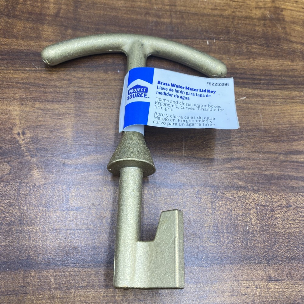 Project Source Brass Water Meter Box Lid Key