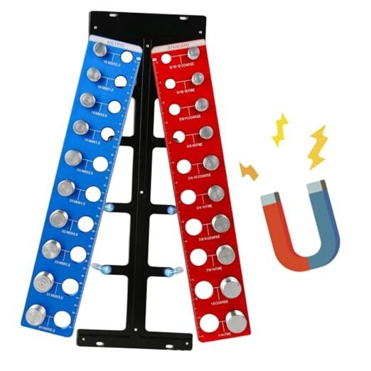 Detachable Magnetic Nut and Bolt Thread Checker, 20 Bolt Pro 20 Thread Checker
