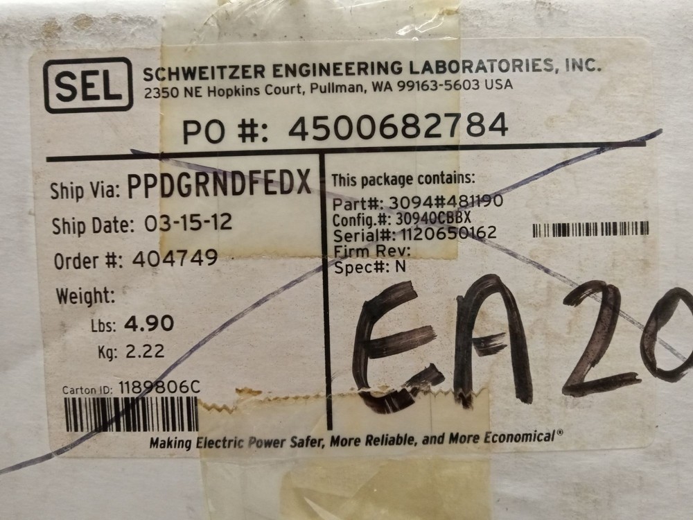 Schweitzer Engineering Laboratories SEL-3094 Interface Converter NEW OPEN BOX!