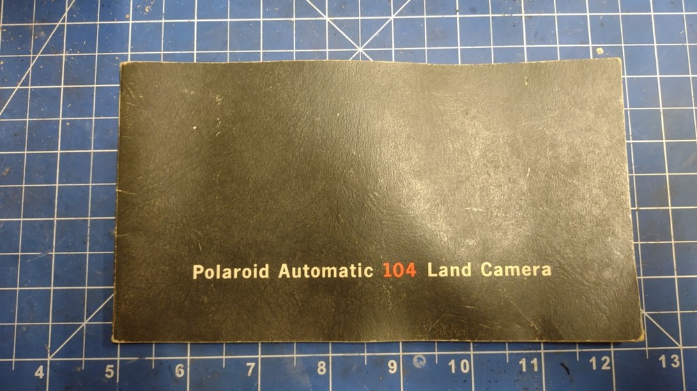 Polaroid Automatic 104 Land Camera Manual
