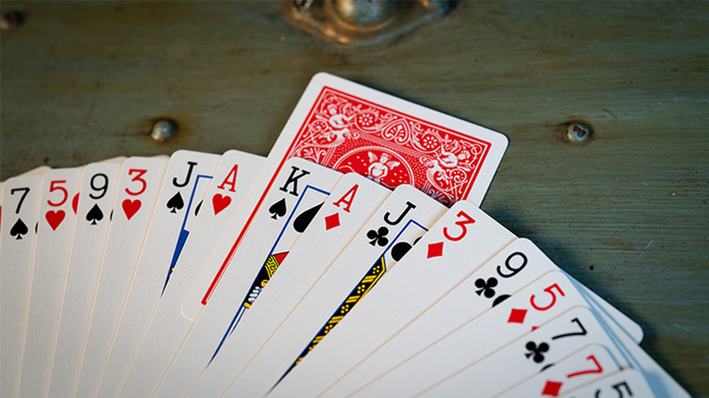 SURE SPLIT Invisible Deck Bicycle (Red) by Murphy's Magic