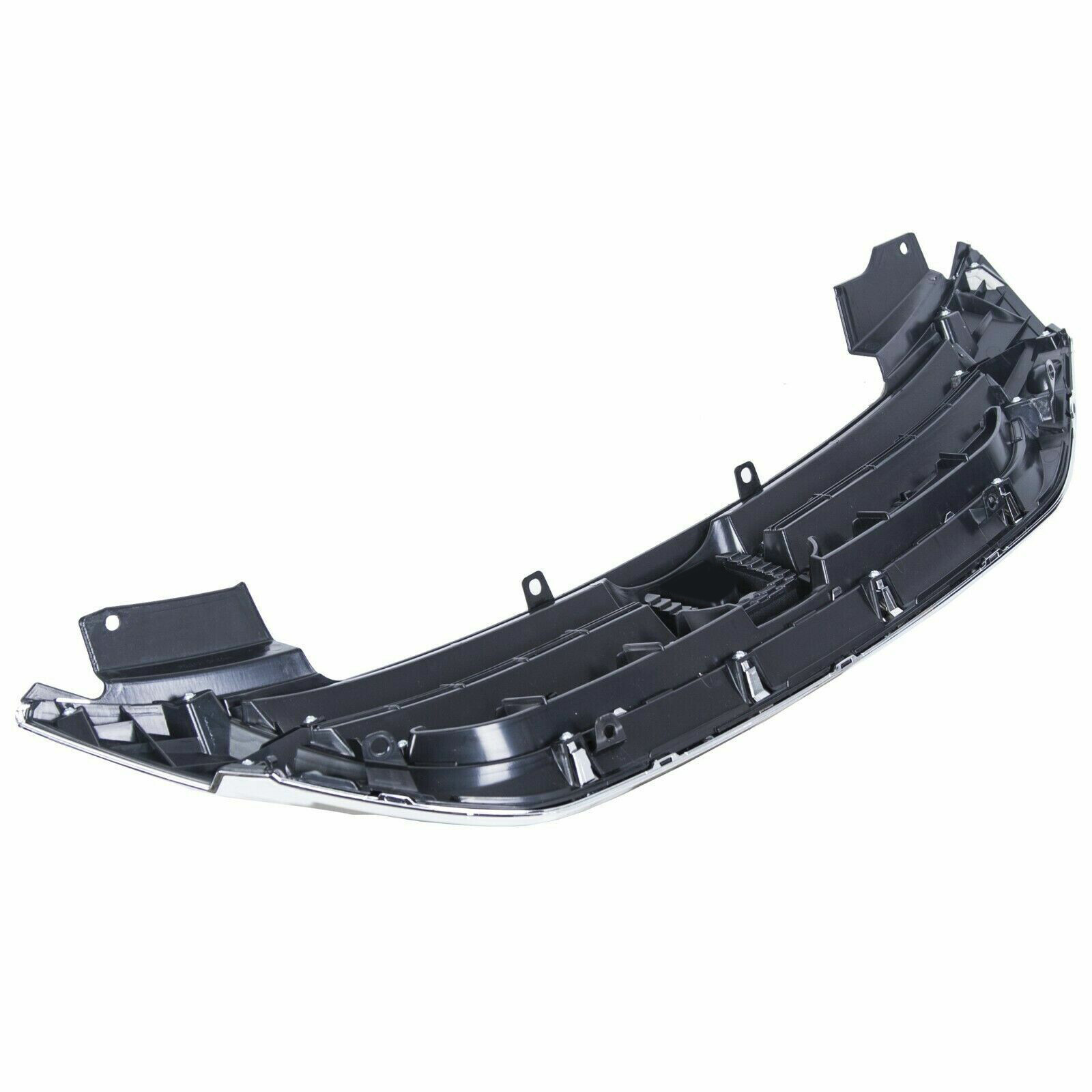 Black & Chrome Front Bumper Hood Grille for Honda Accord 4d 2013-2015 2014