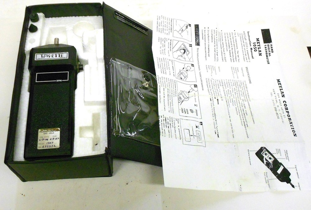 TAK-ETTE HAND DIGITAL TACHOMETER, MODEL NO.1707