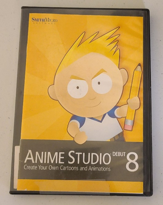 Anime Studio Debut 8 - Smith Micro Software  - 3 Discs  Mac, Windows, Rock Star